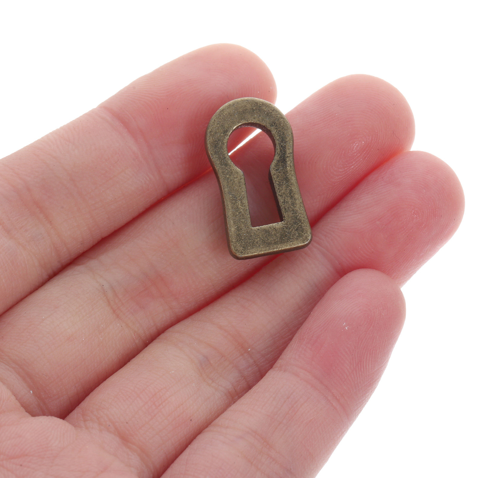Furniture Hardware Bolts - 12Pcs Oval Zinc Alloy Keyhole Escutcheon