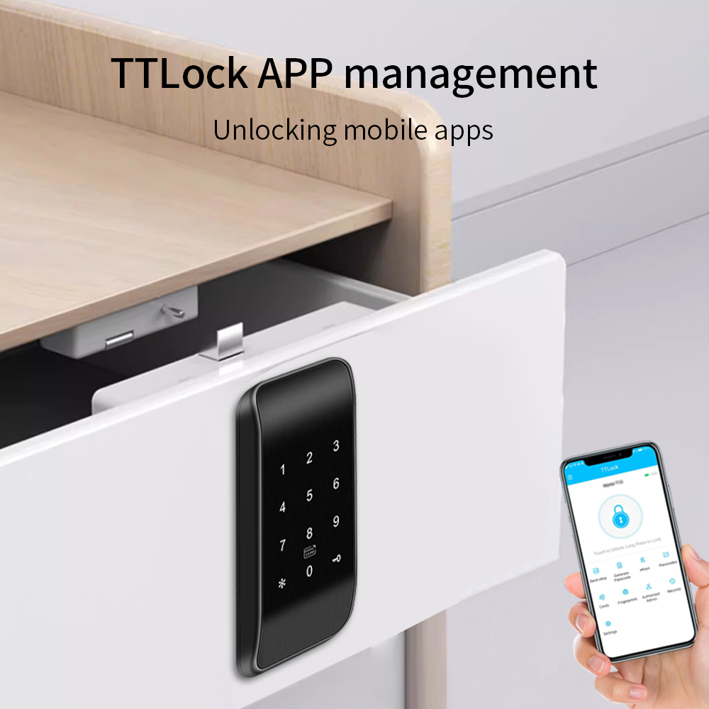 Cabinet Lock Key - TTLOCK APP Smart Cabinet Lock 13.56Mhz