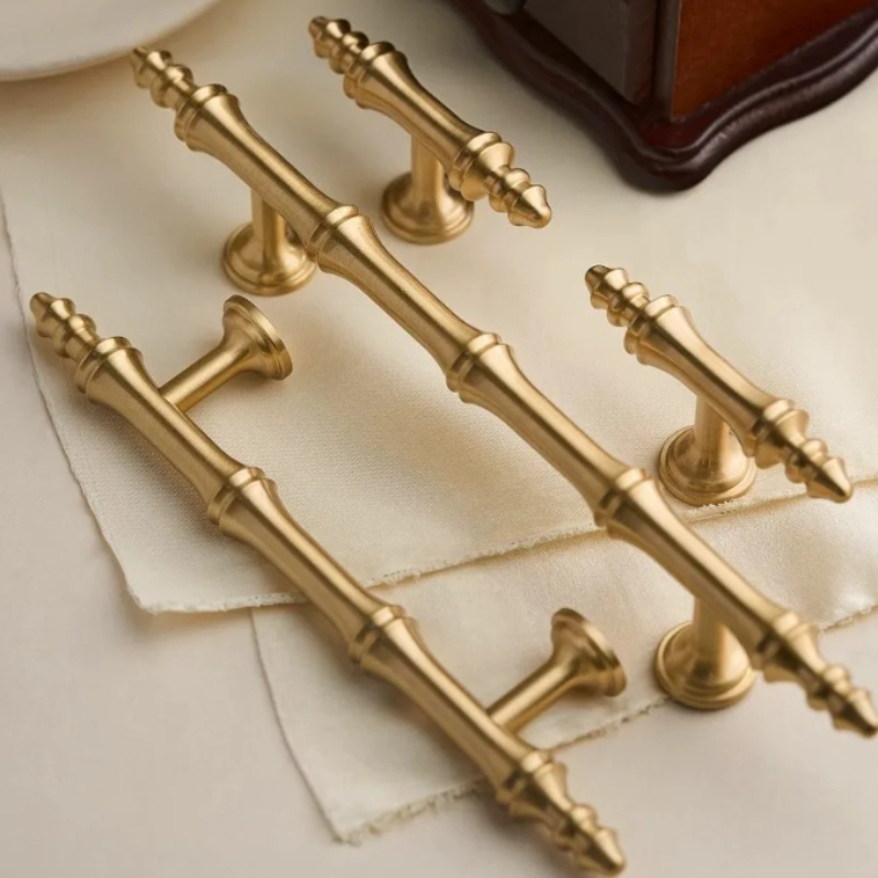 Furniture Hardware High End - Chinese Retro Brass Cabinet Door Handles