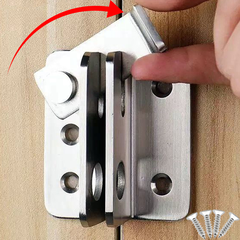 Furniture Hardware Fittings - 1/5set Flip Latch Gate Latches Stainless