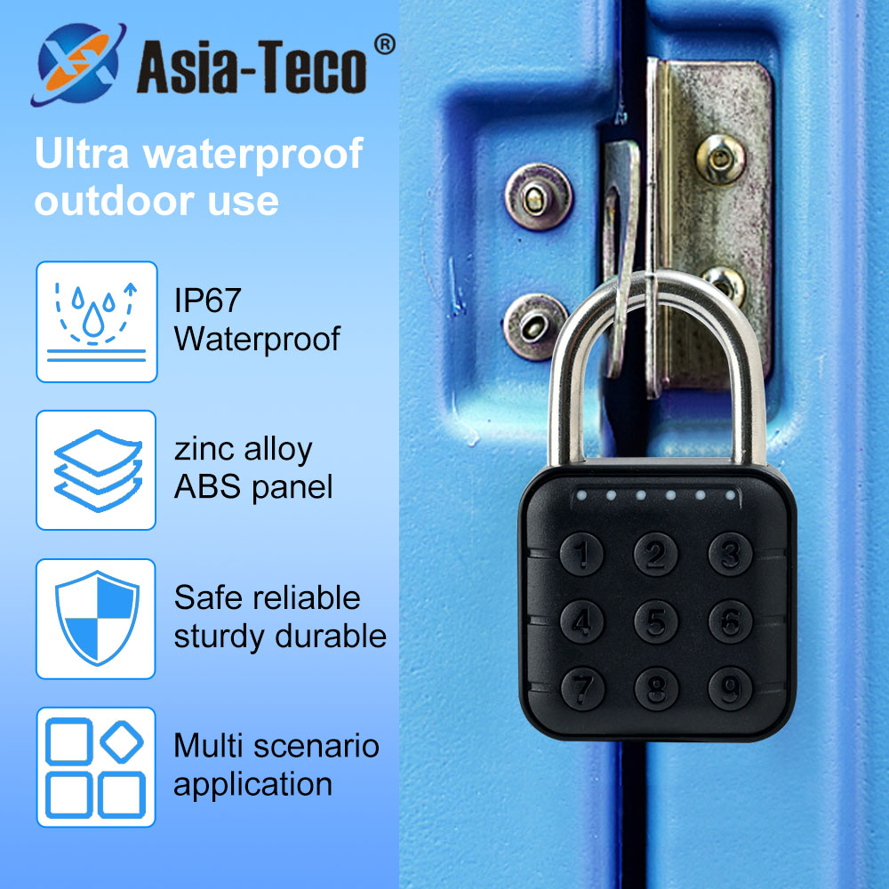 Cabinet Lock Key - Smart Pad Lock Fingerprint Padlock Cabinet