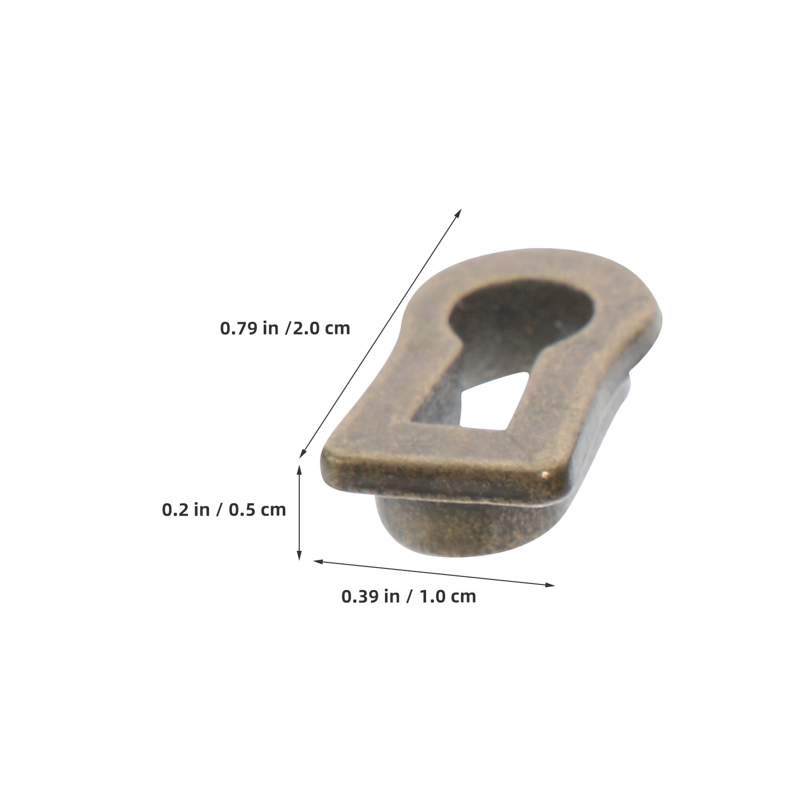 12Pcs Oval Zinc Alloy Keyhole  - огляд і ціна Furniture Hardware Bolts