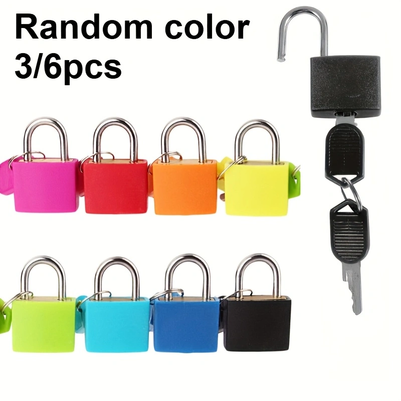 3/6Pcs Mini Colorful Padlock w - огляд і ціна Cabinet Lock Key