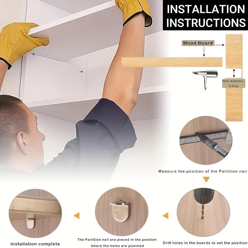 Metal Shelf Support Pegs, 2 St - огляд і ціна Furniture Screw Type