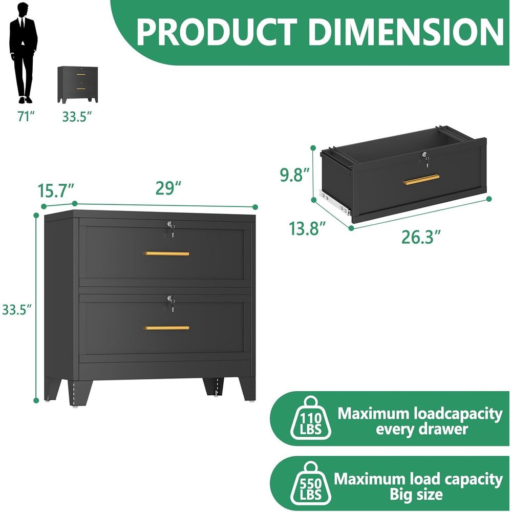 Metal Lateral File Cabinet wit - огляд і ціна Cabinet Lock Key