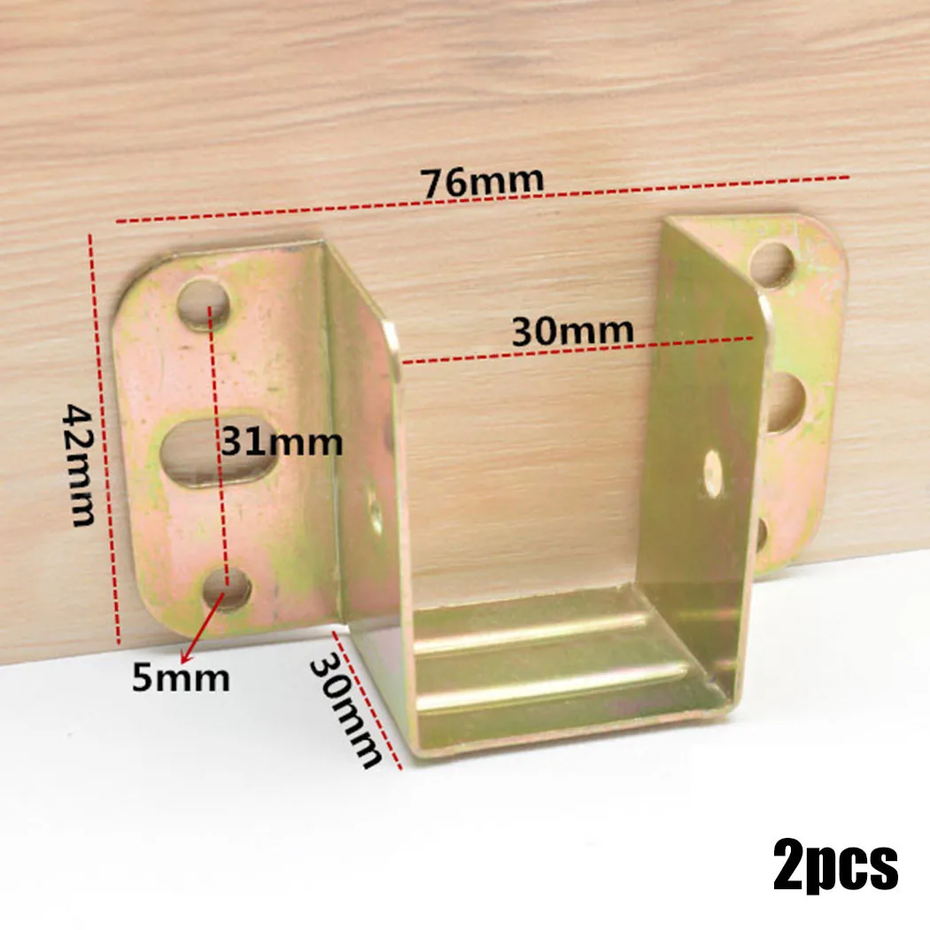 2pcs U Shaped Metal Bed Bracke - огляд і ціна Furniture Hardware Bolts