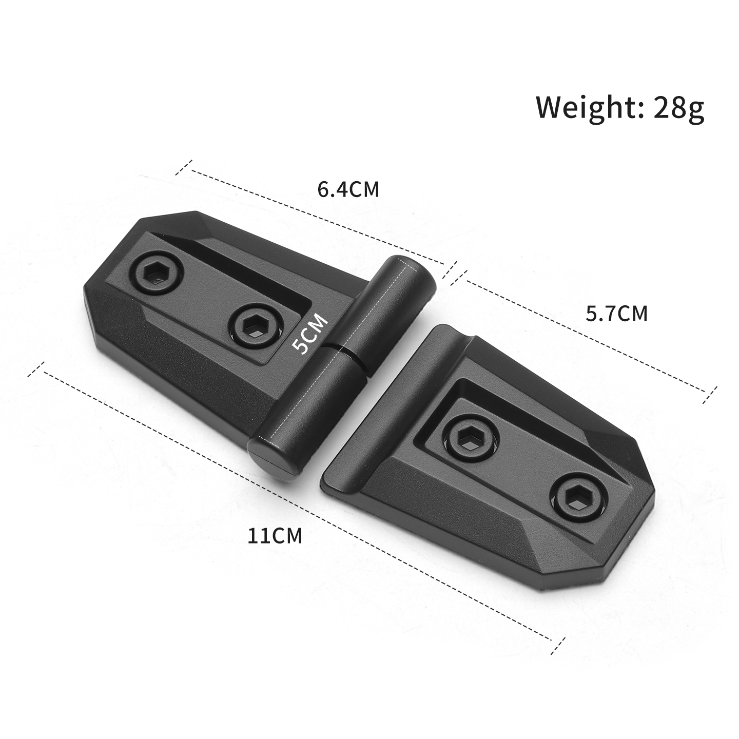 2PCS ABS Car Engine Hood Door  - огляд і ціна Furniture Hardware Fittings