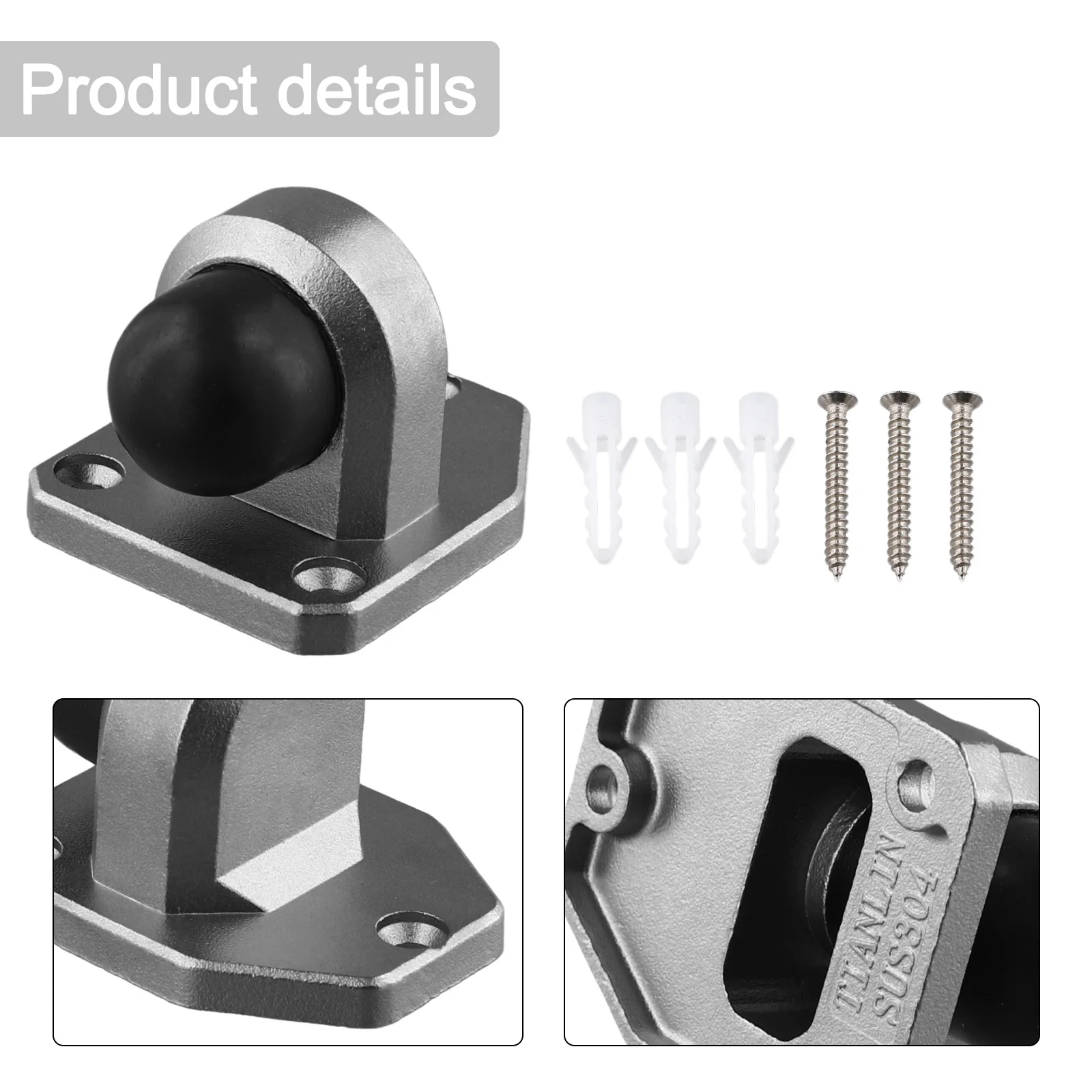 Door Suction Door Stop Wall Mo - огляд і ціна Furniture Hardware Brands