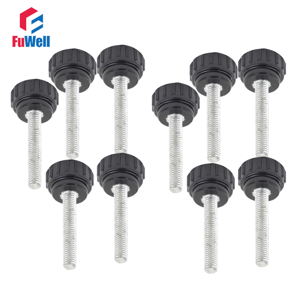10pcs M4 Thread 15mm Head Knur - огляд і ціна Furniture Screw Type