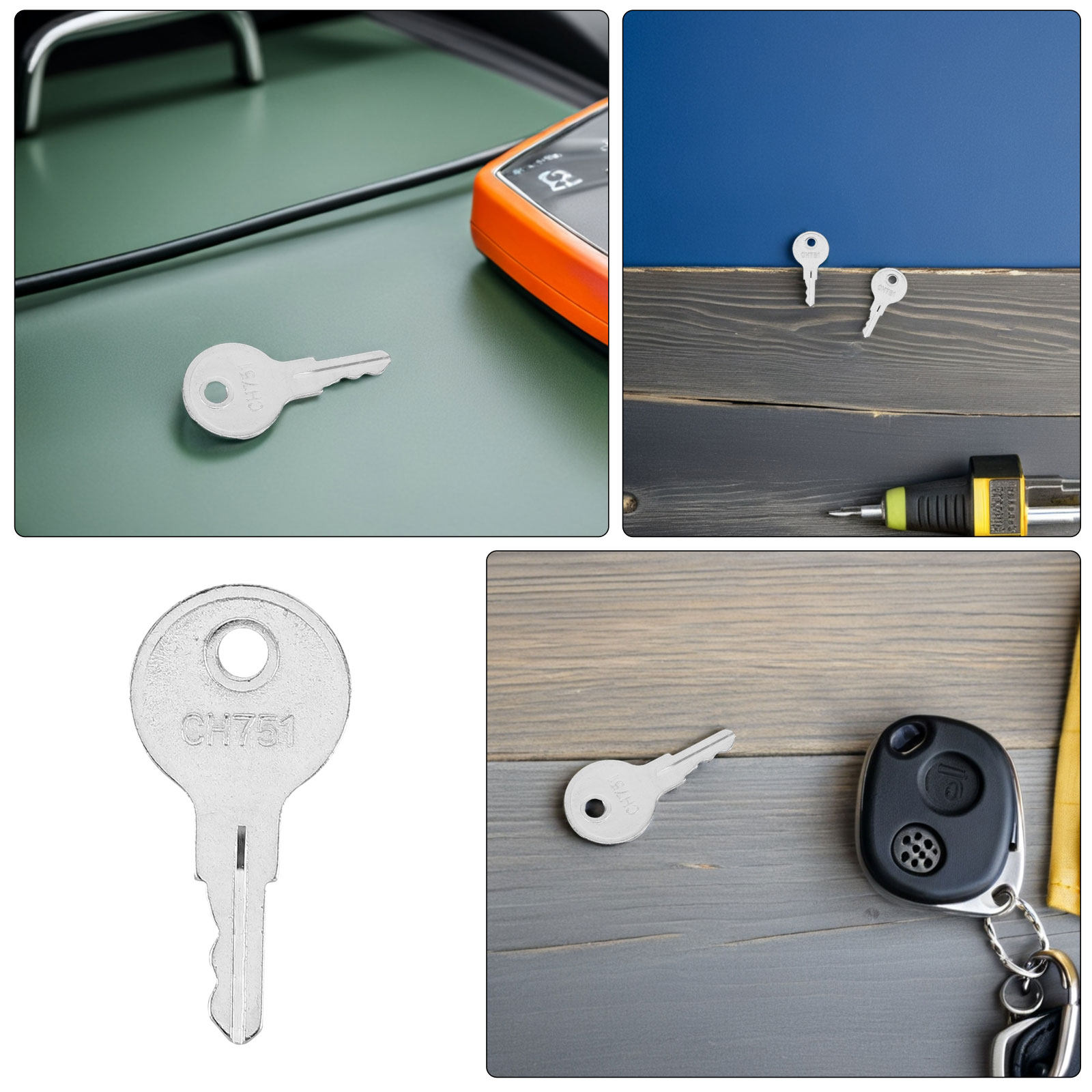10Pcs Universal Rv Keys Heavy  - огляд і ціна Cabinet Lock Key
