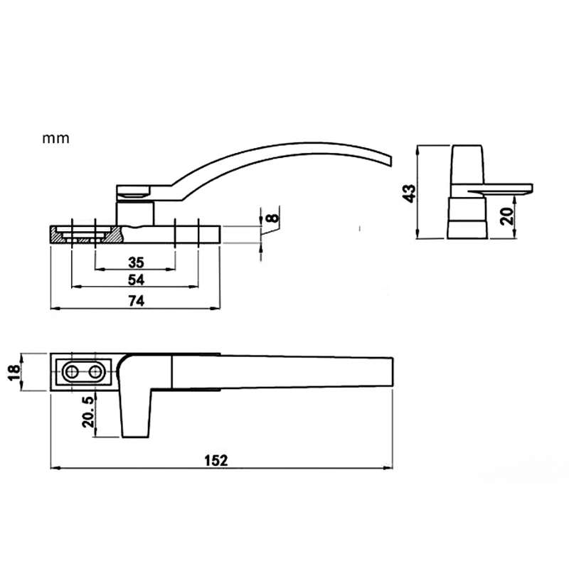 Left Right Hand White Replacem - огляд і ціна Furniture Hardware Fittings