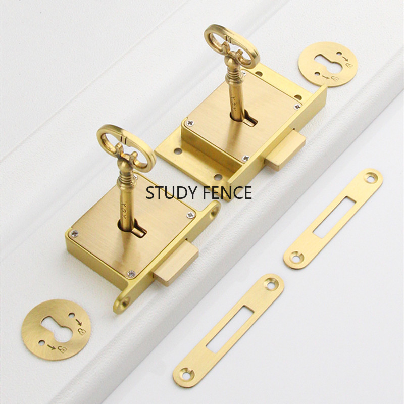 1PC Antique Metal Drawer Lock  - огляд і ціна Furniture Hardware Fittings